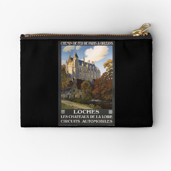 Item preview, PARIS ORLEANS Loches vintage travel poster designed and sold by stickart-marek.