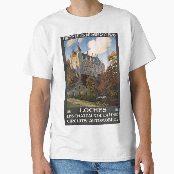 Item preview, PARIS ORLEANS Loches vintage travel poster designed and sold by stickart-marek.
