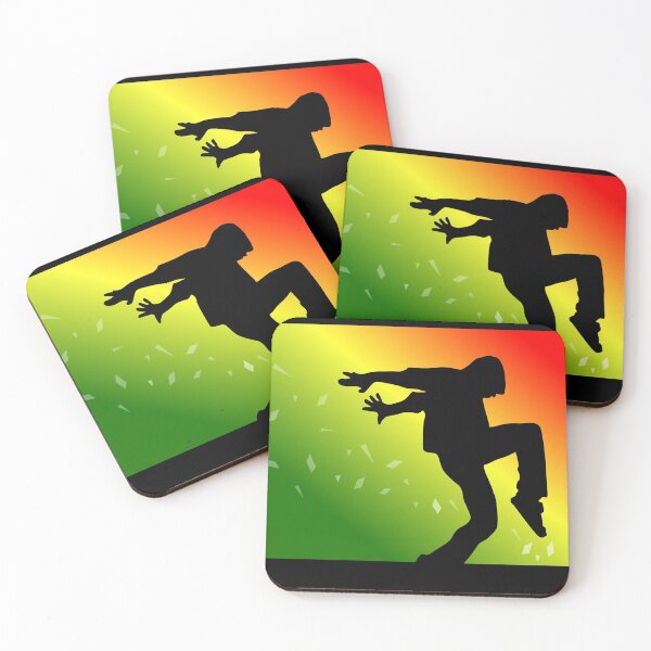 Item preview, Reggae Dancer In Black Silhouette With Red, Green, and Yellow Colored Art designed and sold by OfferHeat.