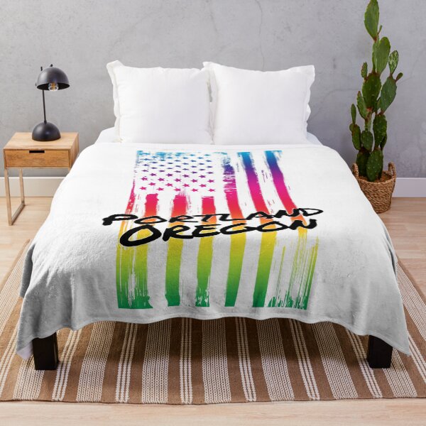 Item preview, Portland Oregon Rainbow Flag LGBT Gay Lesbian Pride LGBTQ designed and sold by GabiBlaze.
