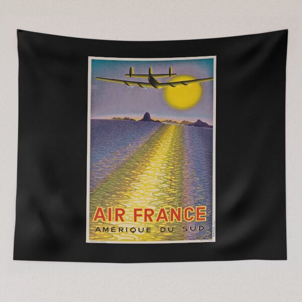 Item preview, Amerique du Sud vintage travel poster designed and sold by stickart-marek.