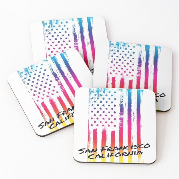 Item preview, San Fransisco California Rainbow Flag LGBT Gay Lesbian Pride LGBTQ designed and sold by GabiBlaze.