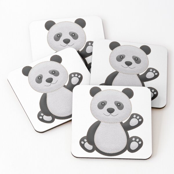 Item preview, A cute felt effect panda designed and sold by amirmax.