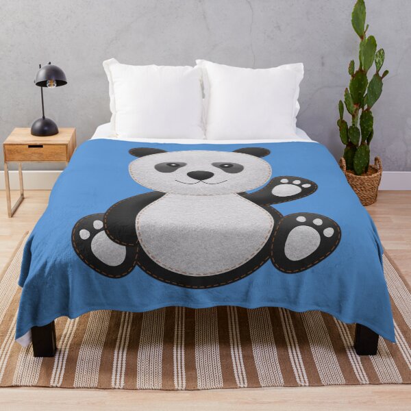 Item preview, A cute felt effect panda designed and sold by amirmax.