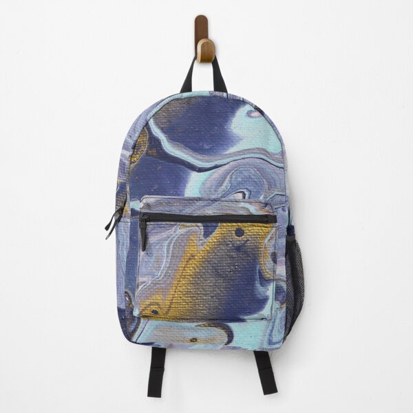 Item preview, Blue and Gold Marble Painting designed and sold by erakes.