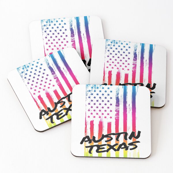 Item preview, Austin Texas Rainbow Flag LGBT Gay Lesbian Pride LGBTQ designed and sold by GabiBlaze.