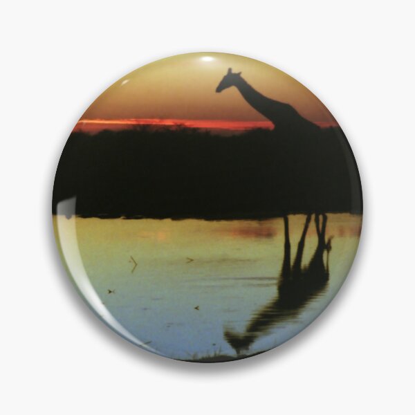 Item preview, Giraffe at Sunset, Etosha, Namibia  designed and sold by Carole-Anne.