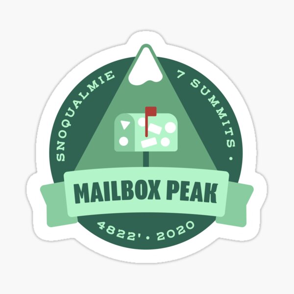 Item preview, Mailbox Peak Snoqualmie Seven Summits designed and sold by Sno7Summits.