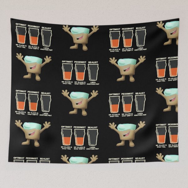 Item preview, Optimist, pessimist, realist drinker designed and sold by tnewton69.