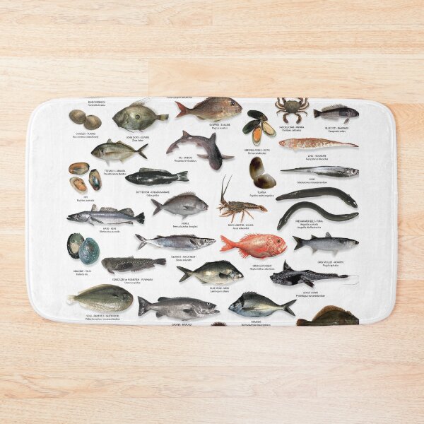 Item preview, NZ fish species  designed and sold by Tehomuera.