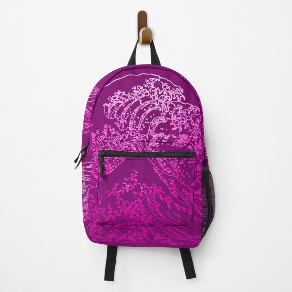 Item preview, The Great Waves, hot pink stylized from the original the Great Waves designed and sold by PixDezines.