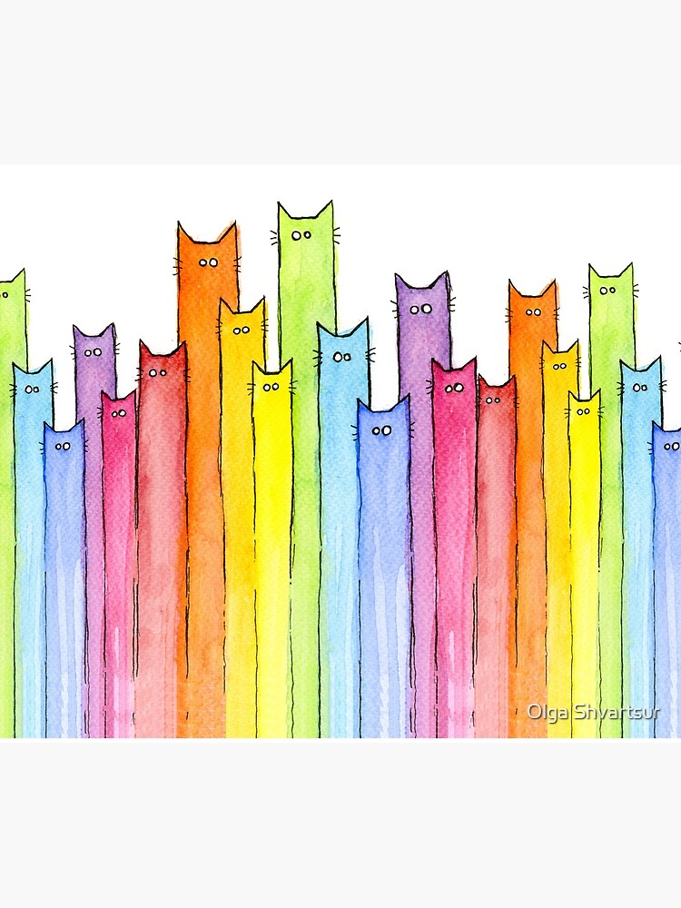 Rainbow of Cats by olga-shvartsur