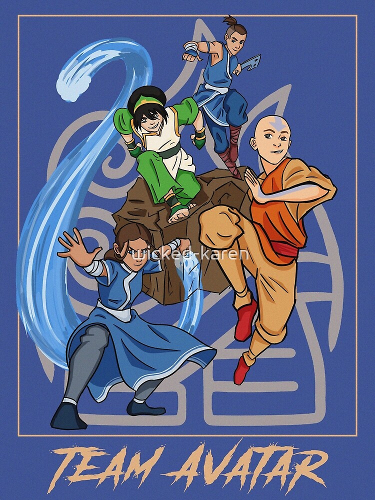 Team Avatar Fan Art / The Gaang / Avatar Fanart / Avatar The Last ...