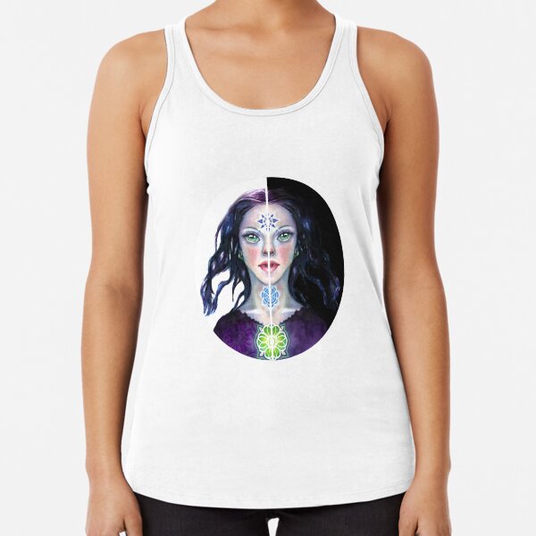 Seekers Eye the Green Eyed Seeress Racerback Tank Top