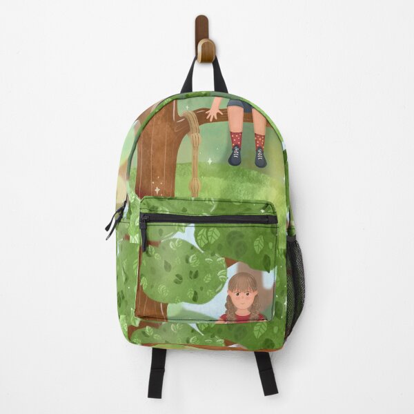 Item preview, Cute little country girl sits on a tree designed and sold by KrollQueen.