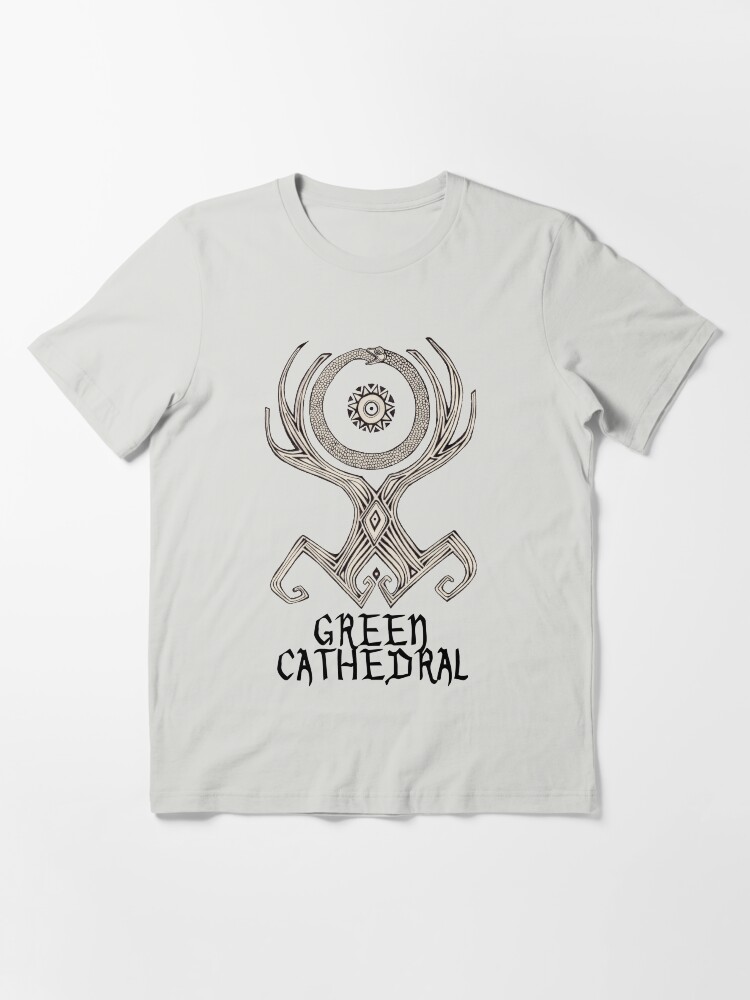 Alternate view of Green Cathedral Tee Design (for light colored shirts) Essential T-Shirt