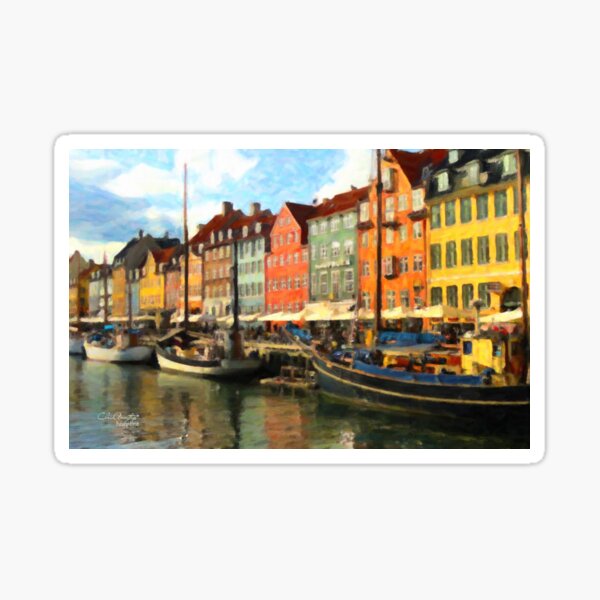 Copenhagen, Denmark Sticker