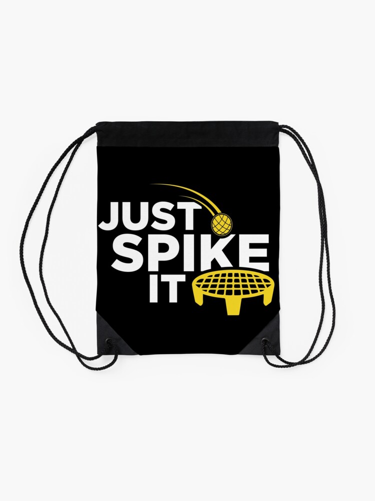Alternate view of Just Spike It Drawstring Bag