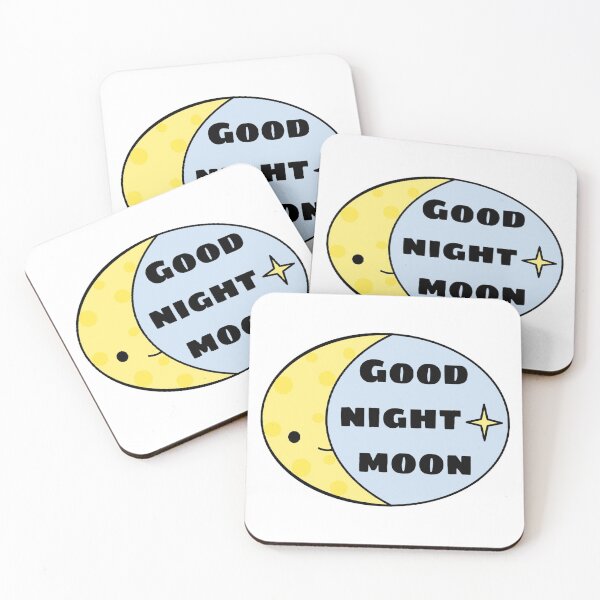 Item preview, Yellow and Blue Goodnight Moon Kawaii Moon designed and sold by gia-x.