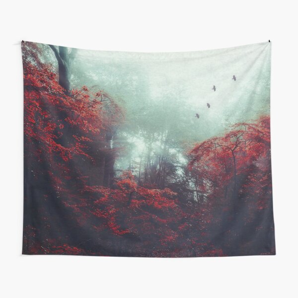 Barrier - Enchanted Forest in Mist Tapestry