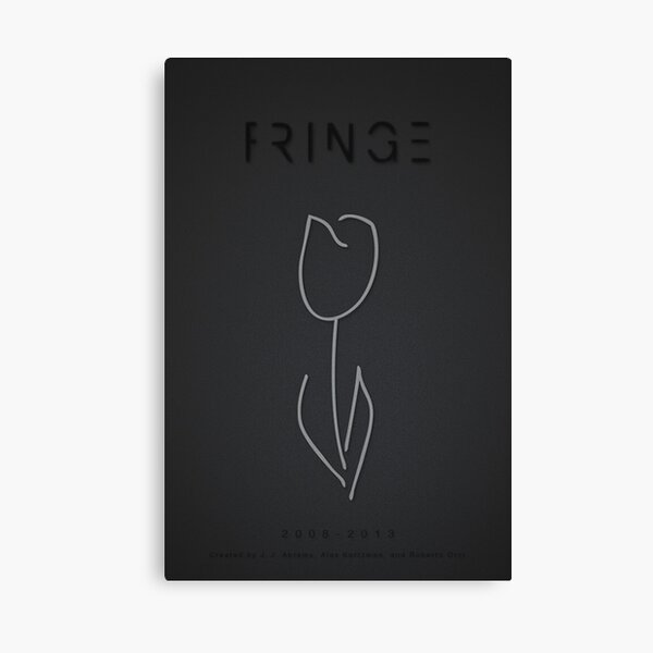 White Tulip (Fringe) Canvas Print