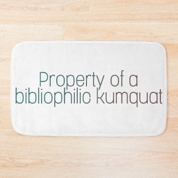 Item preview, Funny Bookish Quotes (kumquat) designed and sold by fudgecream.