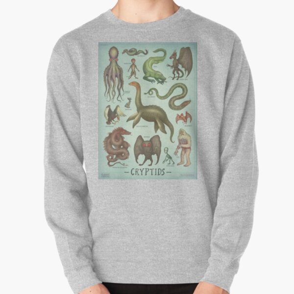Cryptids - Cryptozoology species Pullover Sweatshirt