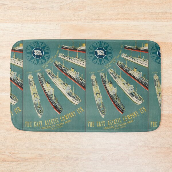 Item preview, East Asiatic Company vintage travel poster designed and sold by stickart-marek.
