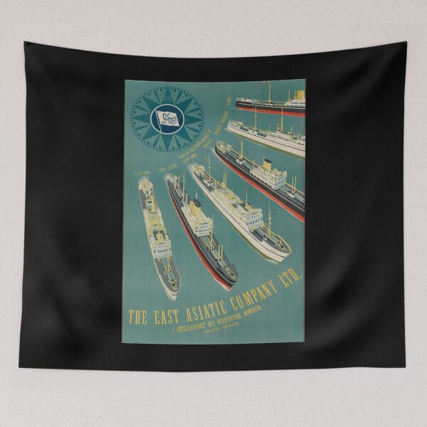 Item preview, East Asiatic Company vintage travel poster designed and sold by stickart-marek.