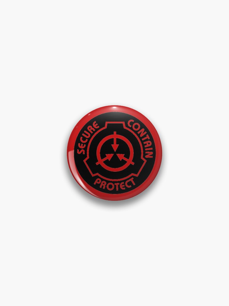 SCP-Secure, Contain, Protect - Foundation Themed Enamel Pins by