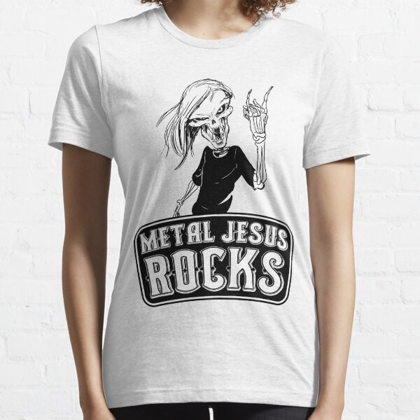 Metal Jesus RISEN Essential T-Shirt