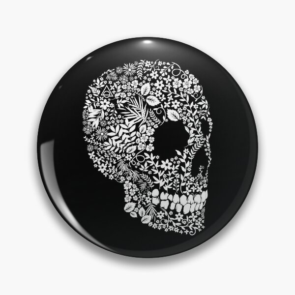 Item preview, Flowers skull designed and sold by Eluviate.