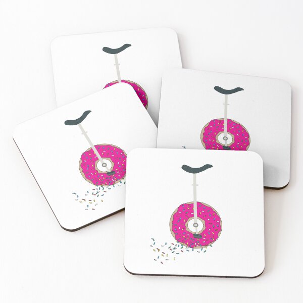 Item preview, Pink Glazed Donut Wheel Unicycle with Colorful Sprinkles designed and sold by idovedesign.