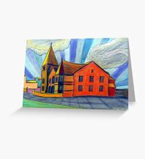 375 - BETHLEHEM CHAPEL, RHOSLLANERCHRUGOG - DAVE EDWARDS - COLOURED PENCILS - 2013 Greeting Card