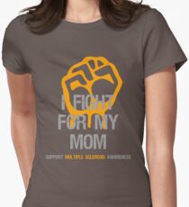 I Fight Multiple Sclerosis MS Awareness - Mom Women's Fitted T-Shirt
