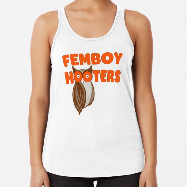 Femboy Hooters Racerback Tank Top