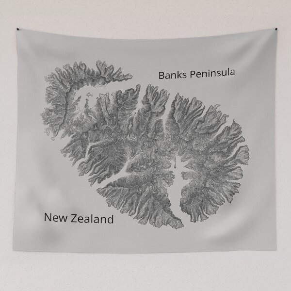 Item preview, Banks Peninsula, South Island,  New Zealand designed and sold by d3noob.