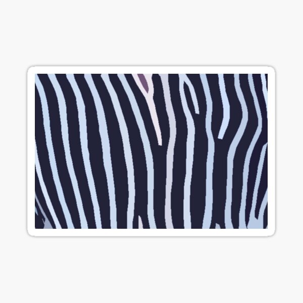 Art Inspired by Nature, Zebra Animal Art, Illustration Sticker