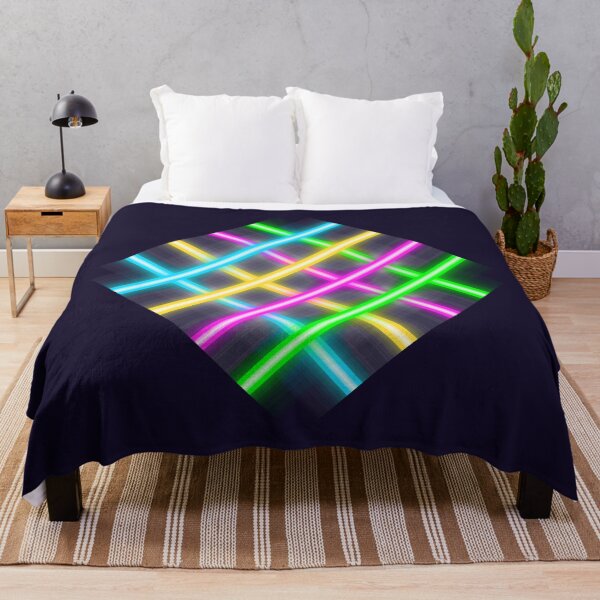 Item preview, Black T-shirt for men and women with neon color rhombus designed and sold by Galina Kostyaeva.