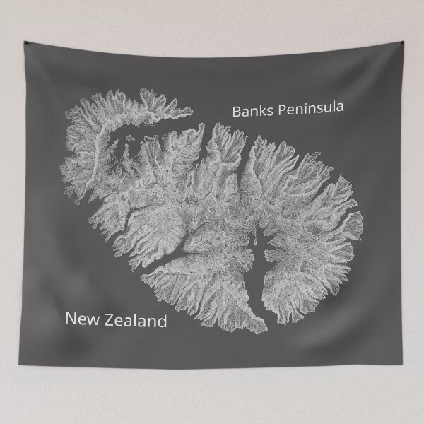Item preview, Banks Peninsula, South Island,  New Zealand designed and sold by d3noob.
