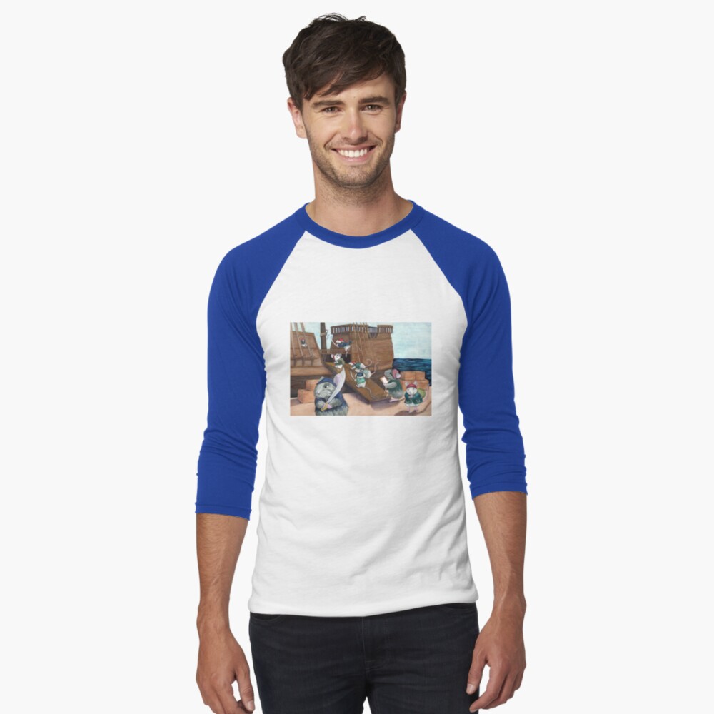 Item preview, Baseball ¾ Sleeve T-Shirt designed and sold by RoldanArt.