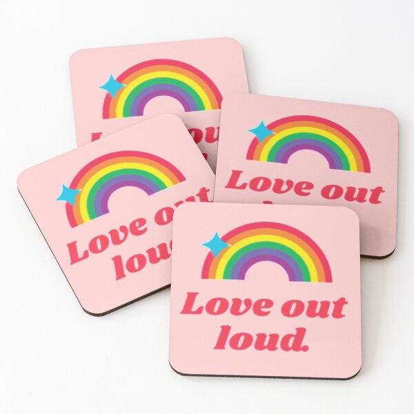 Item preview, #Pride Love Out Loud print designed and sold by kirstenovich.