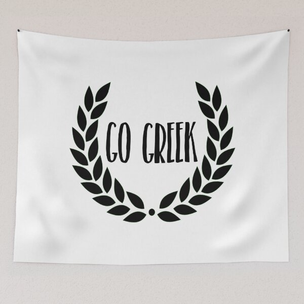 Item preview, Go Greek Wreath  designed and sold by artbysydsyd.