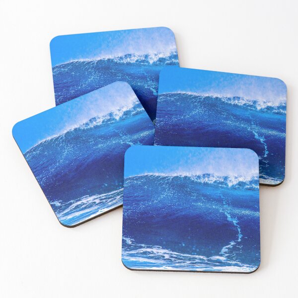 Item preview, Powerful Blue Ocean Waves designed and sold by MoStorish.