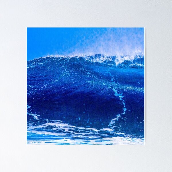 Item preview, Powerful Blue Ocean Waves designed and sold by MoStorish.