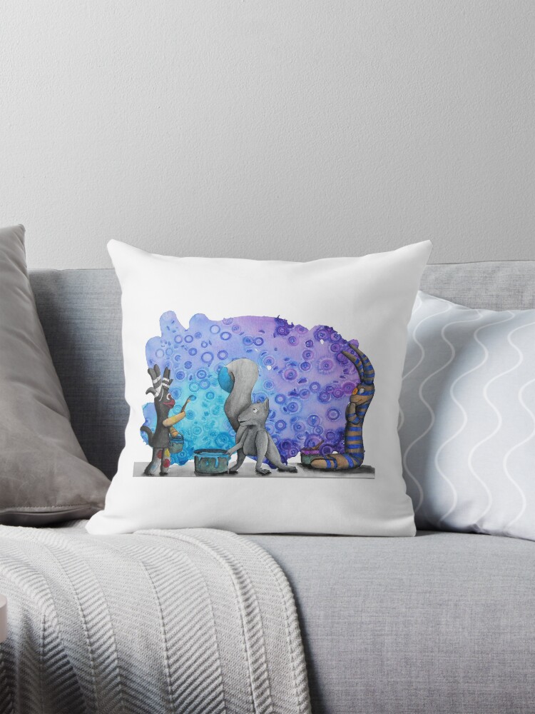 Item preview, Throw Pillow designed and sold by RoldanArt.