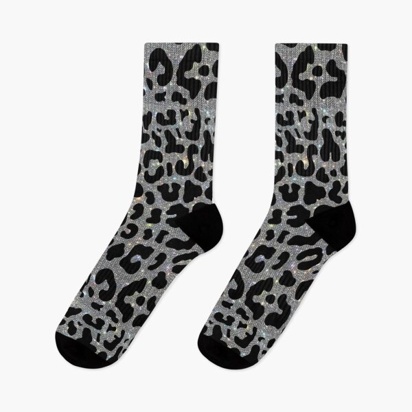 Item preview, Silver glittery cheetah designed and sold by Lydia Kelley.