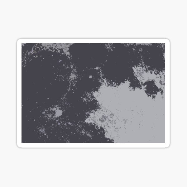Art Inspired by Nature, Moon, Art, Illustration Sticker