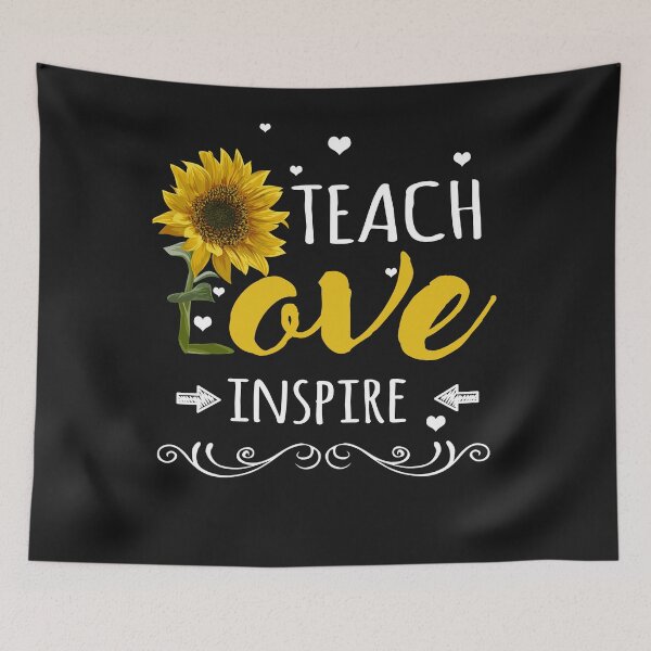 Item preview, Teach Love Inspire Sunflower designed and sold by bmit.