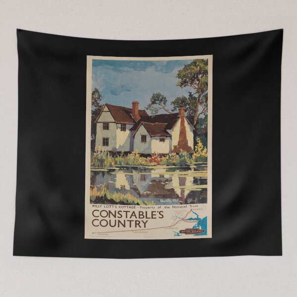 Item preview, Constable Country vintage travel poster designed and sold by stickart-marek.